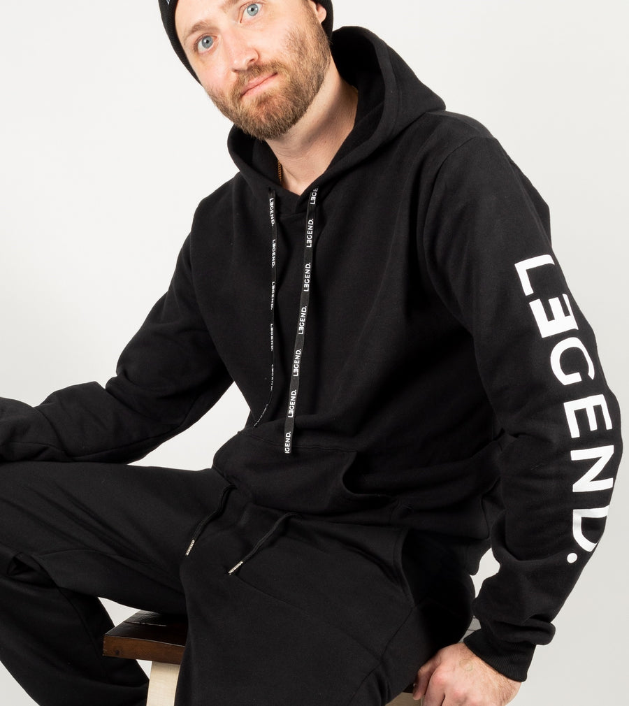 Legend & Legacy Black Sweatpants, Matching Dad and Kid Sweatpants – to:  little arrows
