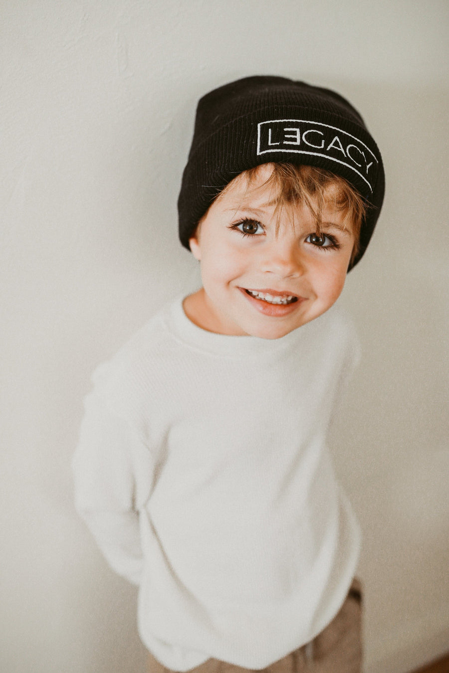 Coordinating Beanies Legend & Legacy, Embroidered Matching Family Beanies, Dad and Kid Beanie