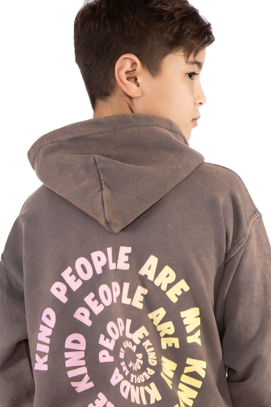 KIND People Hoodie - Vintage Charcoal Sweatshirt