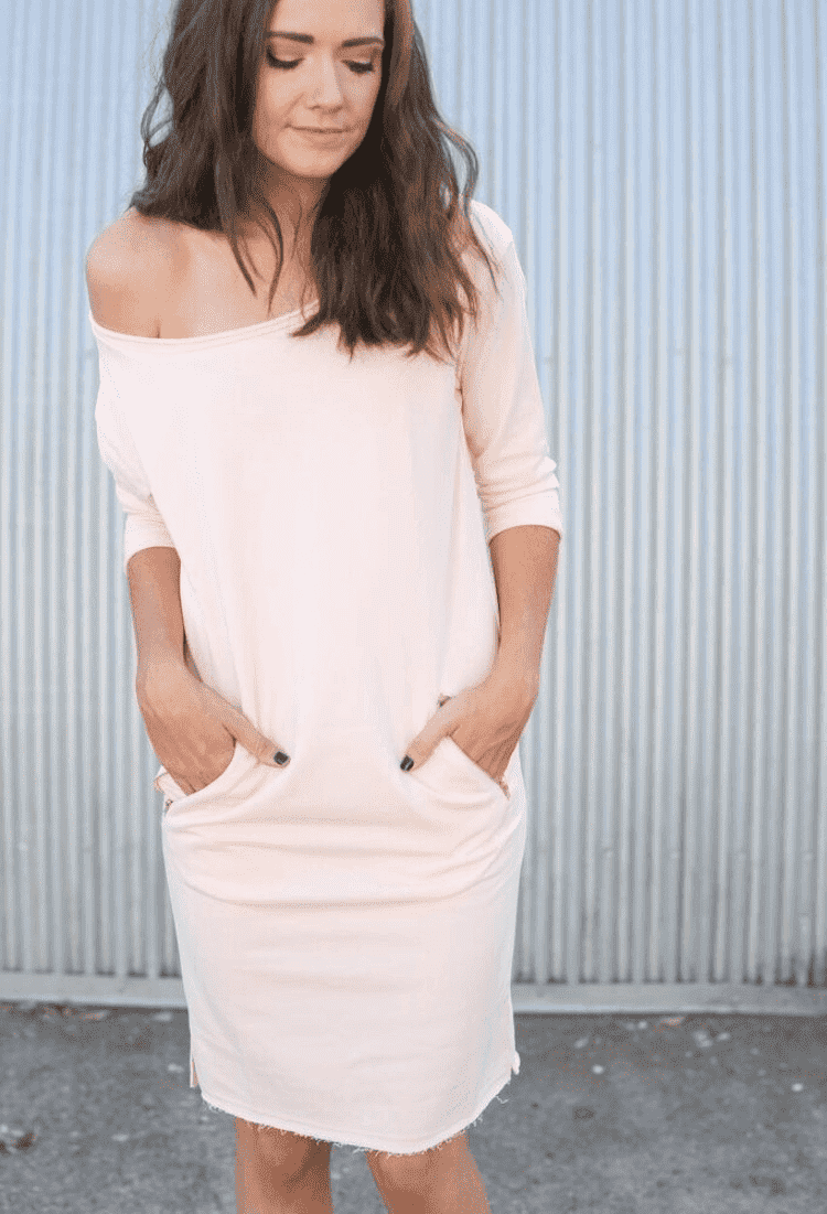 Bump & Beyond - FINAL SALE - Blush Sweater Dress - Bump, Nursing And Beyond