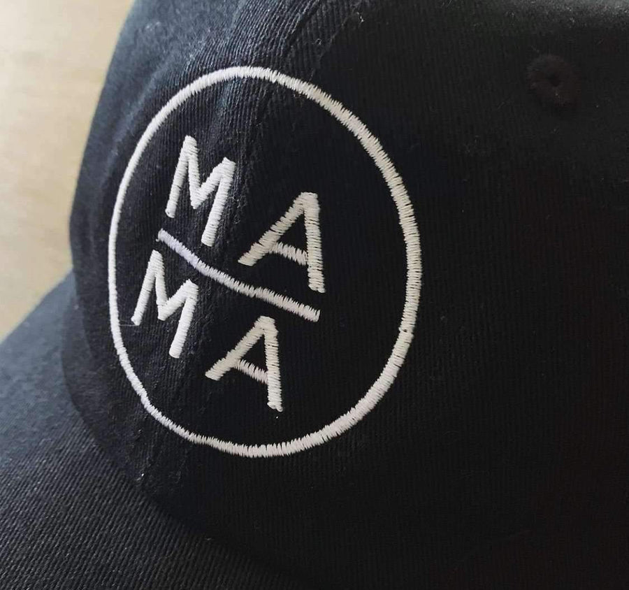 Hats - Distressed MAMA Baseball Hat