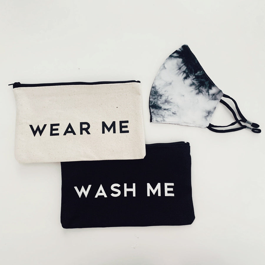 Wear Me / Wash Me Zipper Bag Set (2 pieces)