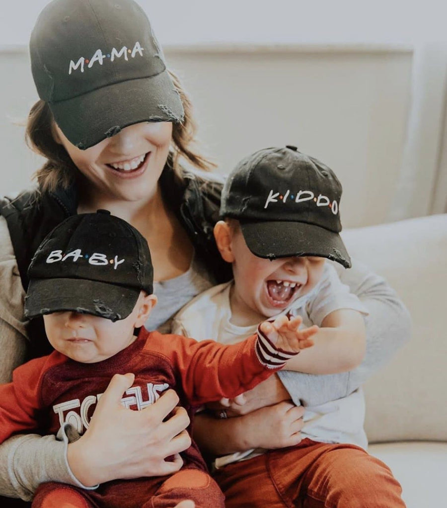 FRIENDS Mama and Family Distressed Baseball Hat