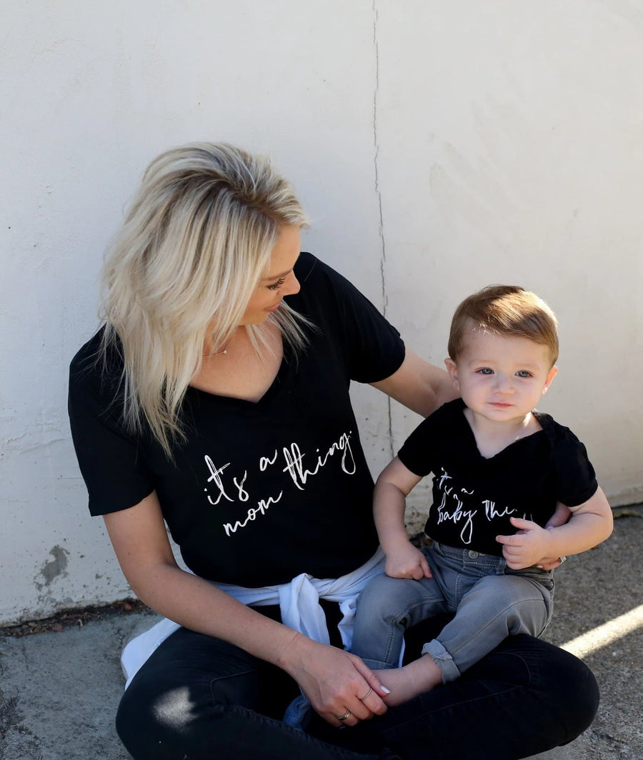 MAMA Slouchy Shirt - It's A Mom, Baby, Kid Thing - Family Shirt Collection