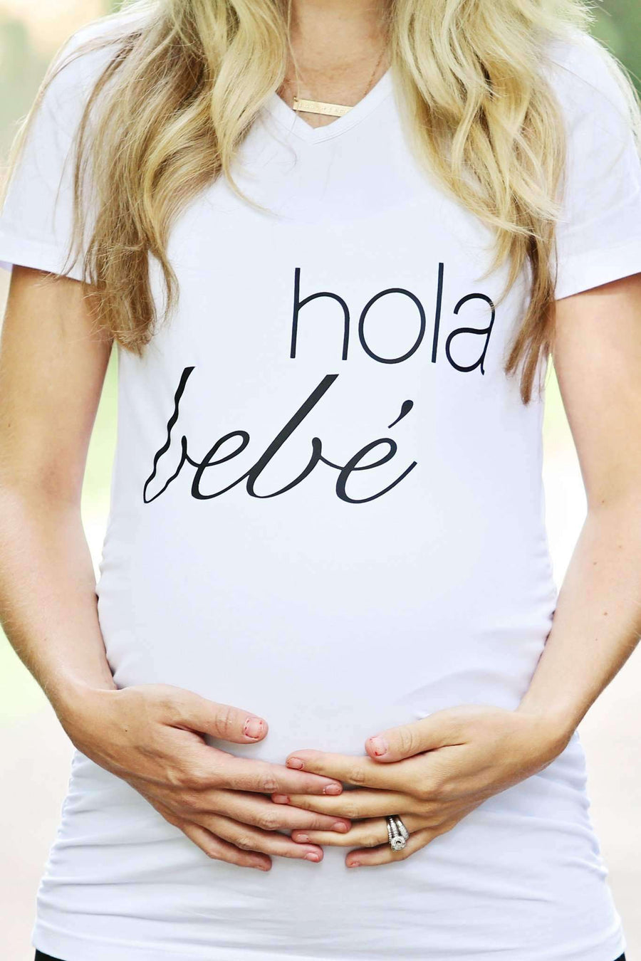 Maternity Shirt - FINAL SALE - Hola Bebe Maternity Shirt
