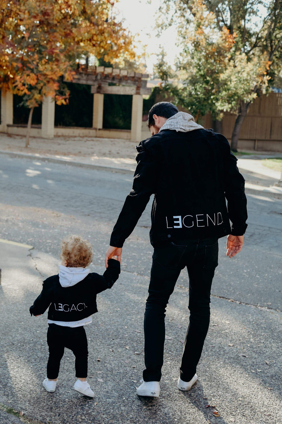 Legend & Legacy Black Sweatpants, Matching Dad and Kid Sweatpants – to:  little arrows